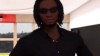 Huge Ass Redhead Sucks BBC 3D New Gameplay