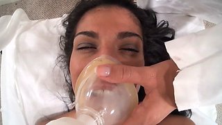 doctor gasses big nosed patient for some fun
