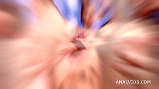 Funneled. Tabitha Poison 6on1 Balls Deep Anal, DAP, Gapes, Pee