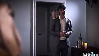 Blonde Reluctant Wife Takes Big Cock Hard in Doggystyle on Wedding Night