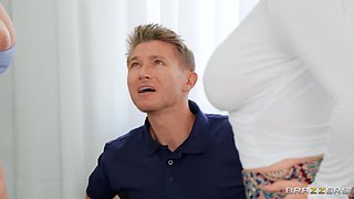 Massage With A Strap-On Ending 2 With Skylar Snow, Lasirena69, Aj - Brazzers