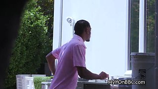 Big black cocking bored fleshy redhead housewife