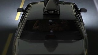 Naughty Neighbours - Susan Let the Taxi Driver Fingering Her Pussy