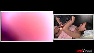 Oiled on the Table, Maiko Kobayashi Exposes Her Navel... and What Comes Out Smells Like Raw Fetish