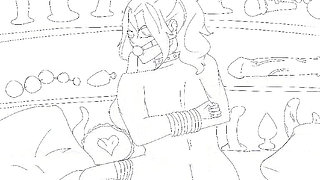 Woman Alternative Style Tied Up