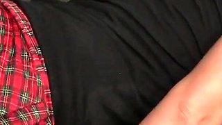 Ashli Orion sucks huge cock from gloryhole