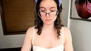 Amateur striptease and Solo masturbation