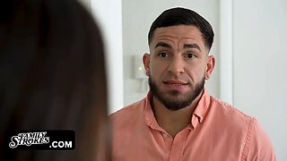 Fortunate young stud screws big titted latin aunty while her spouse is not witnessing