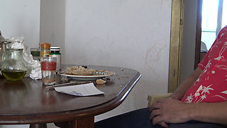 Kurdish Stepmother Cheating on Her Stepson in Istanbul - Turkish Porn Turbanli Anal Sex