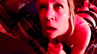 Step mom begs to suck my cock again tonight, she's such a wild one