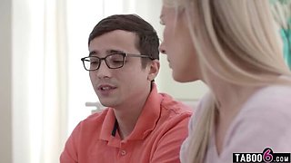 Busty MILF Bunny Madison fucks young student after piano lesson