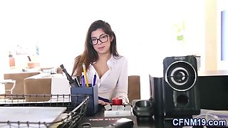 Real cfnm teenager riding rod