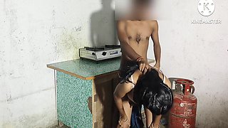 Kitchen Fuck With Neighbour Stepbrother When Husband Going To Shop
