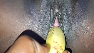 I Pipino banana fucked my girlfriend until she ejaculated water in her pussy
