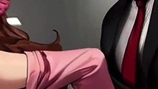 Big Titty Tifa & Petite Aerith Star in Spicy Toons: the Subway