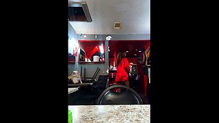 Hot Black Maid Does Some Webcam Black and Ebony