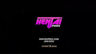 Reverse cowgirl position and anal fuck with a big black cock - Uncensored Hentai