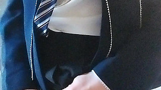 Horny Dolled-up Sissy Cumshot