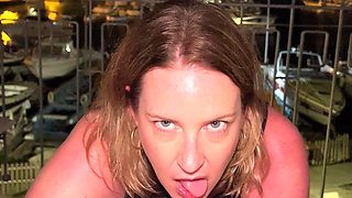 Swallowing His Cum in a Marina on the Amalfi Coast