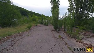 Hunt4k. wild russian prostitute doesn’t care about her boyfriend and fucked a stranger in public