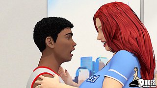 Drilling, black fuck, step