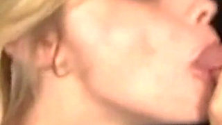 Blonde Excitedly Turned on with Gloryhole Confession