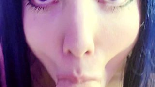 Two college babes giving handjob POV