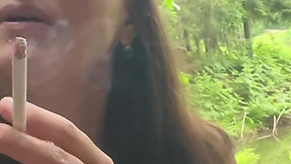 Hey Babe! Today I Was Walking in Central Park and Sat Down to Smoke