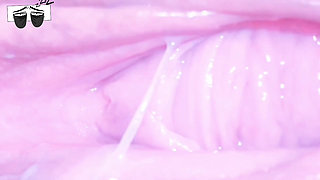 pink tight virgin pussy creampie close up