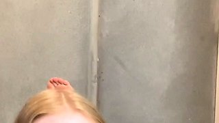 Curly Blonde Teen Records Solo Dildo Masturbation More at