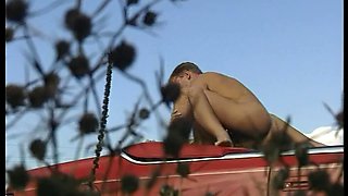 Hard Outdoor Sex and Horny View of Hot Thick Nipple