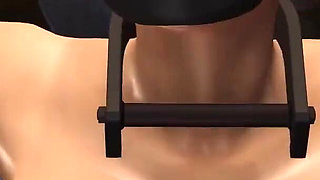 World War II. Young blonde police officer in restraints gets fucked hard by Russian soldiers