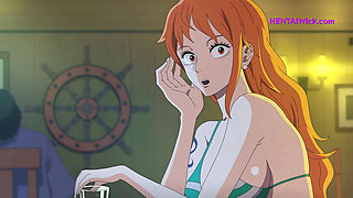 Luffy Gets Dominated by Nami's Cowgirl Moves - HQ Cartoon Sex