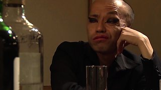 Old man forcing young asian girl to fuck