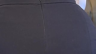 Sex with Office Boss in Used Pantyhose - Ends Dirty with Cum on Her Nylon, Business-bitch