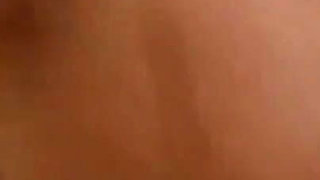 Sexy blonde with glasses sucks his dick in close up
