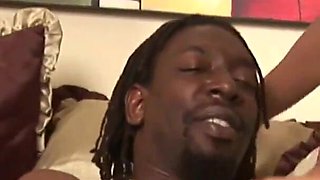 Sensational ebony babe gets fucked in various positions