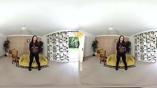 Kay G - Busty Curvy Solo Model Striptease - Sexlikereal