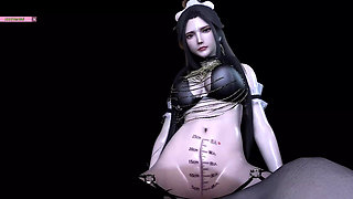 Beauty Maid Ride the Cock - 3D Animation