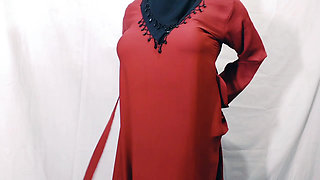 Indian beautiful hijabi muslim couple thirsty for fuck