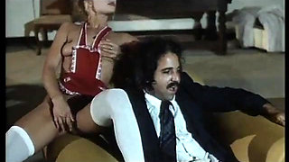 Wild vintage orgy with few hot MILFs