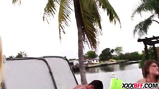Sexy best friends get pounded