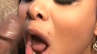 Horny 20yo Chocolate Babe Gets Pounded by Stepdad BBC Taboo