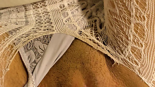 Masturbation and sex with a beautiful blonde