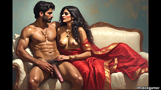 Indian hot blowjob by my neighbour aunty