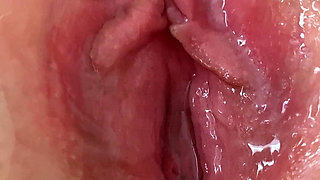 Extreme Close up Wet Pussy and Clit Orgasm