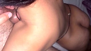 Indian medical student gives her schoolteacher a romantic blowjob and takes it hard for better grades