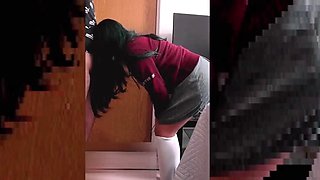 Slutty Schoolgirl Fucks After Class - Real Homemade Babe POV