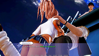 Your Classmates are having sex in the School Rooftop while you are watching ( Waifu Academy-Kayane )