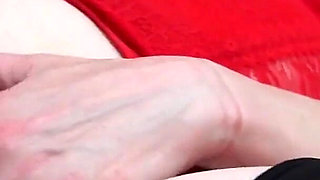 Horny British Housewife Welsh Rebel Rubs Her Pussy in Bed